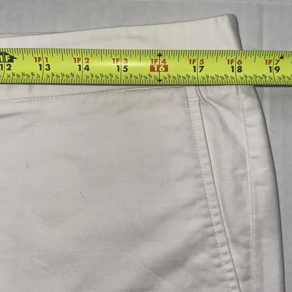 Ralph Ralph Lauren Golf Women’s Sz 12 White‎ Crop Cotton Pants Casual ResortWear - Picture 7 of 10